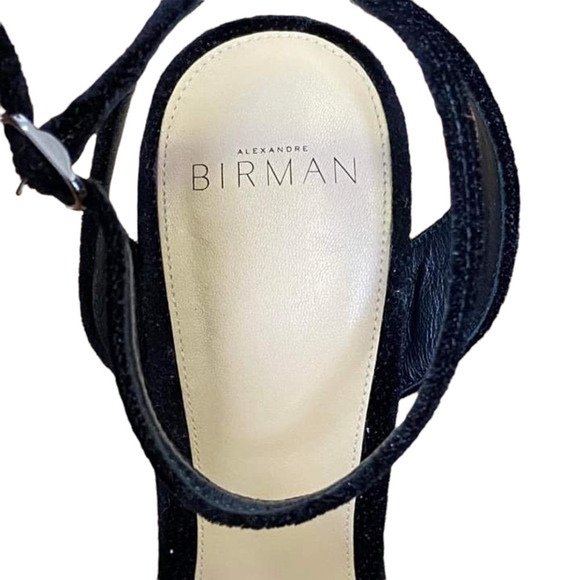 Alexandre‎ Birman Heels Black Ankle Strap Size 40.5 - Picture 4 of 7